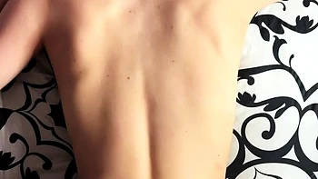 Hot real amateur brunette gives her boyfriend a POV blowjob