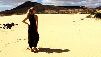 Blonde Teen Orgy in the beach