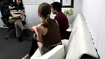 Steamy Threesome in Sultry Lingerie: Big-Titted Brunettes