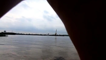 Blonde Russian Girl Naked by the River