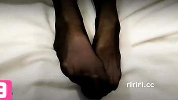 Nylon stockings pantyhose footjobs foot fetish sex