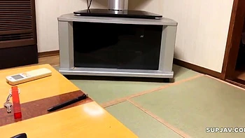 A plain, glasses-wearing busty wife. She is lured by mo