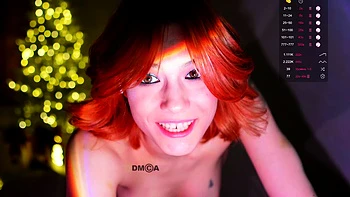 Amateur redhead shaves and masturbates