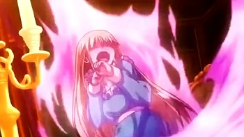 Hentai redhead gives blowjob and having sex