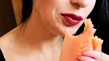 Amateur striptease and Solo masturbation