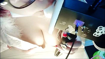 The Stranger at the Door: Big Tits, Babe  Solo Porn