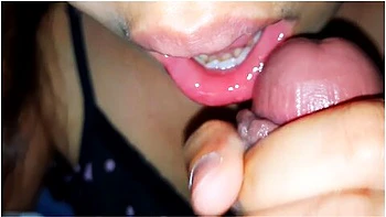 Pinay Close-up Blowjob - (cumshot, Sensual, Edging)