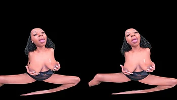 Renee Renee - Huge Black Nipples and Booty Shaking [RE-MASTERED