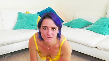 Blue Haired Cutie Annabel Lee Gets Banged By Lusty Toby Dick