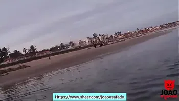 BBW Chupando Pica Na Praia