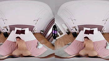 Skinny teen Sirena Milano rides cock in steamy vr sex