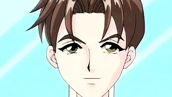 Slutty anime teen with big tits