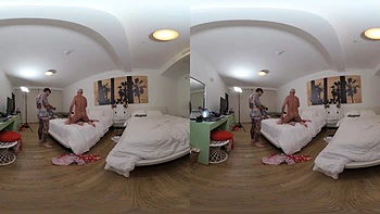 Cuckold Sugardaddy Watches Sugarbaby Double Pussy Penetrated