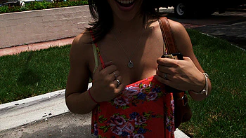 Big Ass Brunette Fucked On BangBus