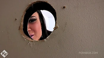 Stunning Porn Star Enjoys A Glory Hole Experience