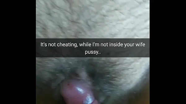 Its not cheating he just rub my pussy with a his cock....ugh...wait.. now he inside and cum in my fertile pussy!  -Cuckold Captions - Milky Mari