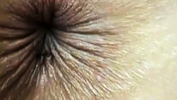 Winking Butthole Close-Up on Webcam