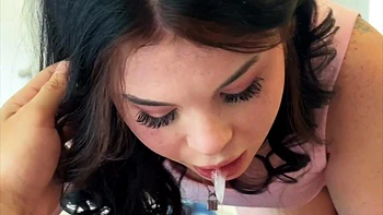 A group of cute girls led by Lola Valentine have their fun at a steamy spot.