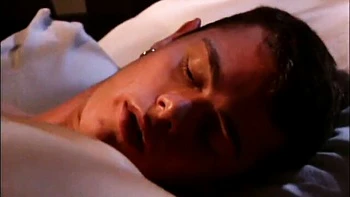 Romantic nighttime fuck in the missionary pose with a hot redhead