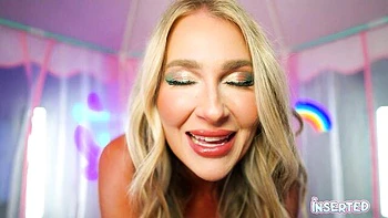 Gorgeous busty blonde Andi Avalon is enjoying this massive penis