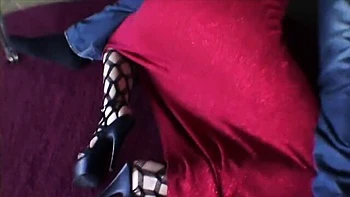 Beautiful hard fuck with a long-legged brunette babe Crissy Cums