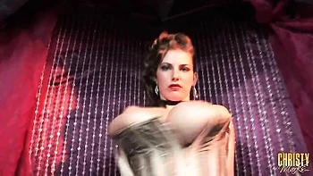 Awesome solo masturbation with a big-boobed chick Christy Marks