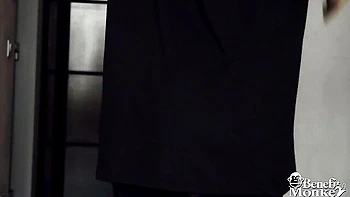 Blonde with big booty Amy Douxxx is jumping on a huge cock