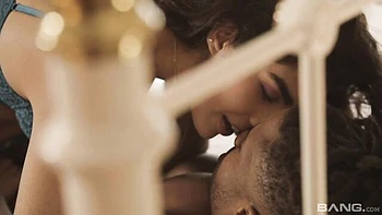 Beautiful interracial pound session with a hot brunette Luna Silver