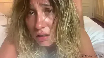 REAL COUPLE AMATEUR HOMEMADE SEXTAPE: SLUTTY CHEATER BITCH MAELLE is POWER FUCK by her BF's DADDY and she has an INSANE REAL FEMALE ORGASM