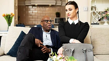 Cutie with good ass Charlotte Grey fucked by black sausage