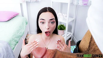 An awesome doggy style fuck with a gorgeous brunette Scarlett Rosewood