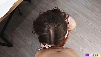 Big-boobed brunette Justine Jakobs rammed in the doggy style