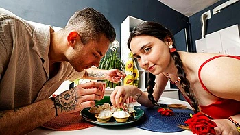 Gorgeous brunette Willy Regal is enjoying jumping on a big cock