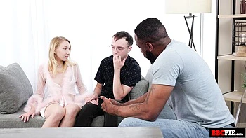 White doll Mckenna Lynn and gigantic black cock in her hole