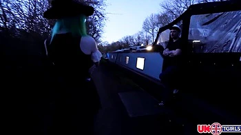 Evie's trans with guy in transgender scene