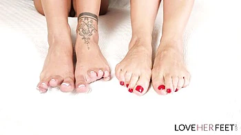 Fascinating Black Angel and Karina King's small tits smut