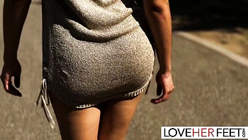 Dean and Megan's feet trailer