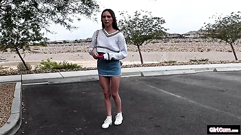 Pulchritudinous Tess Thompson at long hair dirt