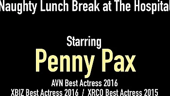 Radiant Penny Pax and Cali Carter's doctor hospital scene