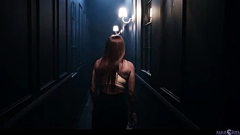 Smiling Alecia and Clemence's parasite porn