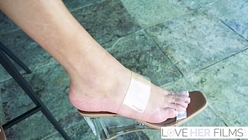 Love Her Films featuring Ari Alectra's high heels porn