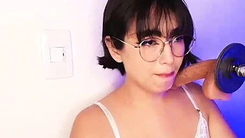 Close up of Asian masturbation