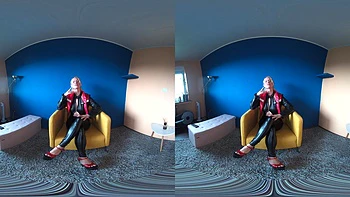 Die Geile Lederbraut Aus Der Bar Neben Der Straße