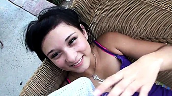 Petite lesbian slut fingering