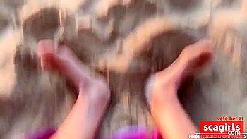 Public Beach Sex And Orgasm For Amateur Couple