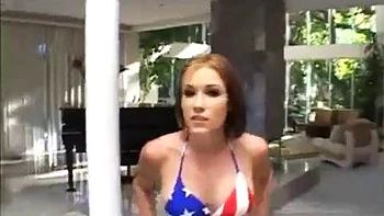 Allie bikini ft. Allie Sin: Blowjob, Doggy  Babe Porn