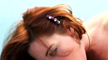Busty Redhead MILF Blowjob