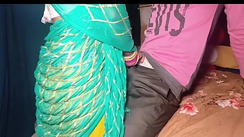 Desi Indian Rajasthani Village Wife Sex With Stepdaughter-in-law In The Doggy Style And Fucked Her, Real Desi Sex Video