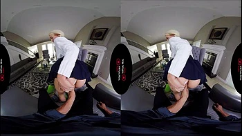 Blonde vr: Blowjob, Doggy  Cowgirl Porn