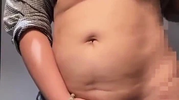 Hot Indian Stepmom Office Striptease